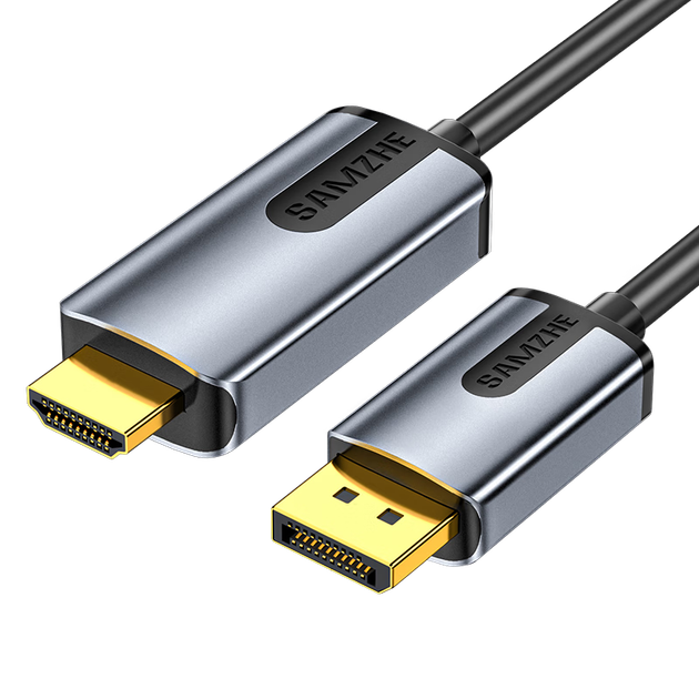 Переходник SAMZHE LDH10 DisplayPort - HDMI 1.2 4K 1 м - изображение 4