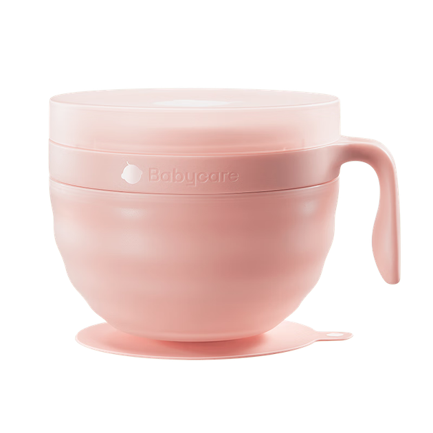 Детская миска Babycare Super Bowl из PPSU на присоске с подогревом 400 мл Pink - Фото 4 Детская миска Babycare Super Bowl из PPSU на присоске с подогревом 400 мл Pink - изображение 4