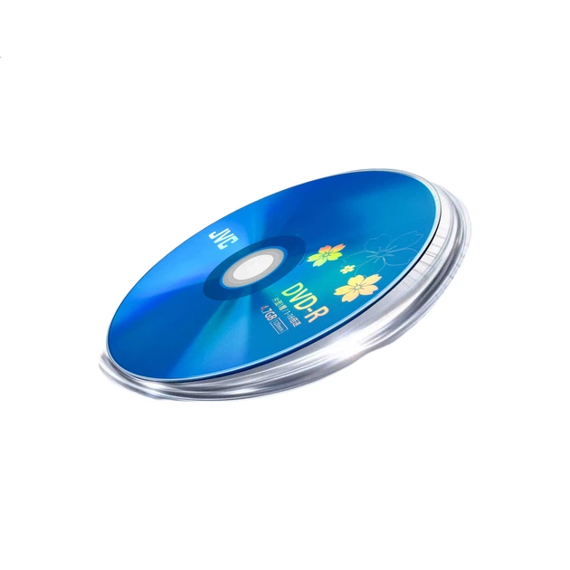 Диски JVC DVD-R/записувані диски, швидкість 16x, 4,7 ГБ, серія Office, 50 штук у бочці, високошвидкісний запис високої ємності, чисті диски для зберігання торгів/відео/документів - зображення 3