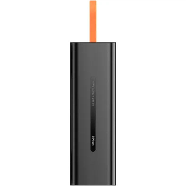 УМБ Sigma X-power SI20A9QLX 20000 mAh 100W LED Lamp Black (4827798877814) - зображення 3