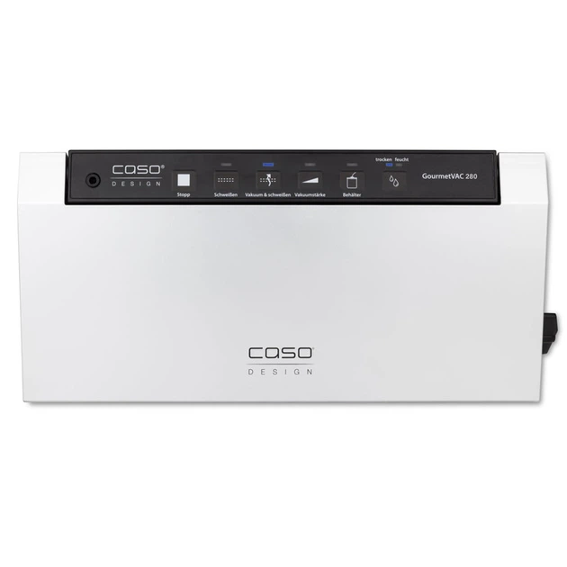 Вакуумный упаковщик CASO Design GourmetVAC 280 130 Вт встроенный резак, шланг для контейнеров в комплекте +10 пакетов (1385) - изображение 7
