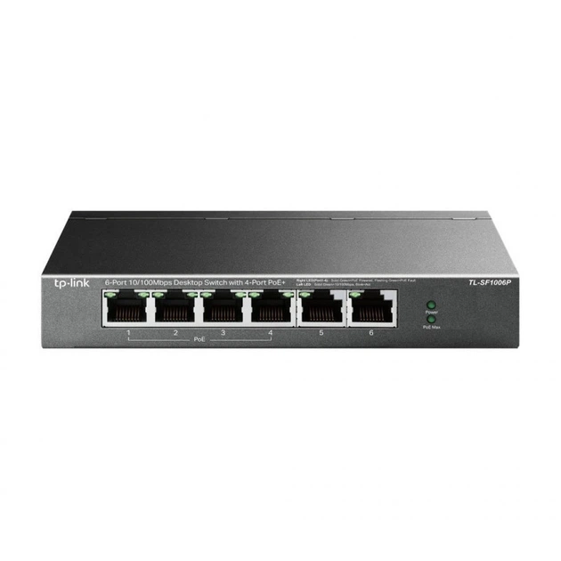 Коммутатор сетевой TP-Link TL-SF1006P - Фото 1 Коммутатор сетевой TP-Link TL-SF1006P - изображение 1