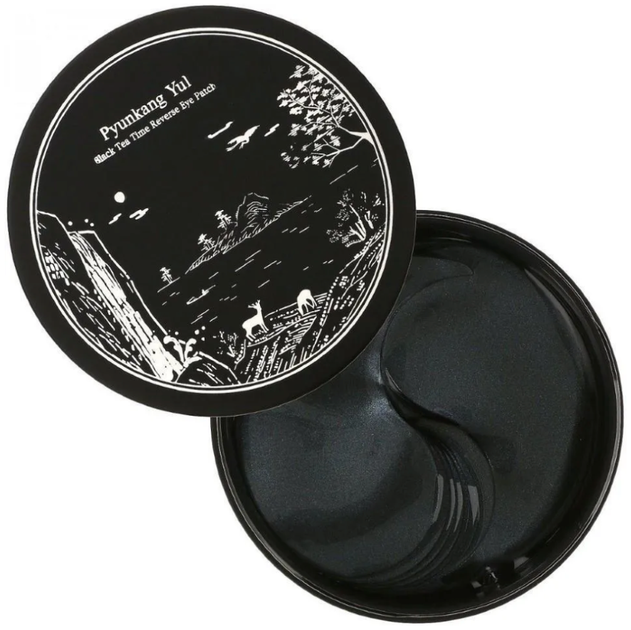 Hydrożelowe płatki pod oczy Pyunkang Yul Black Tea odmładzające 60 szt (8809486681657) - obraz 2