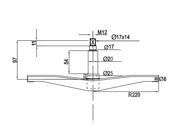 Крестовина EBI COD.729 для стиральной машины Samsung DC97-00124D DC97-11292A D17/20/25 мм L97 мм - Фото 4 Крестовина EBI COD.729 для стиральной машины Samsung DC97-00124D DC97-11292A D17/20/25 мм L97 мм - изображение 4