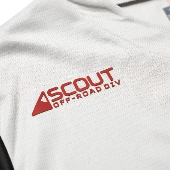 Мото джерсі TLD Scout GP Jersey RIDE ON [CHARCOAL/VINTAGE WHITE] XL (OBOD_367733015) - изображение 5