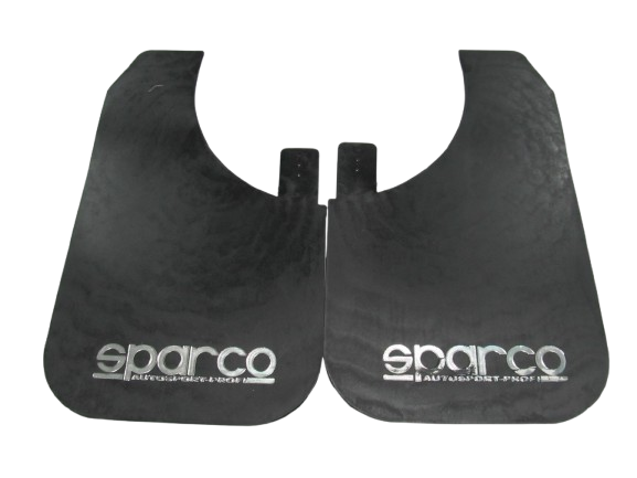 Брызговики SPARCO 430 х 265 мм, универсальные, чёрные, к-кт 4шт, мягкий капрон (28659) - изображение 2
