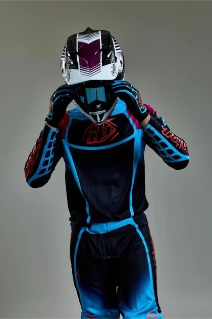 Мото рукавички TLD GP PRO GLOVE; FRAMEWORK [BLACK / CYAN] M (OBOD_477115003) - изображение 2