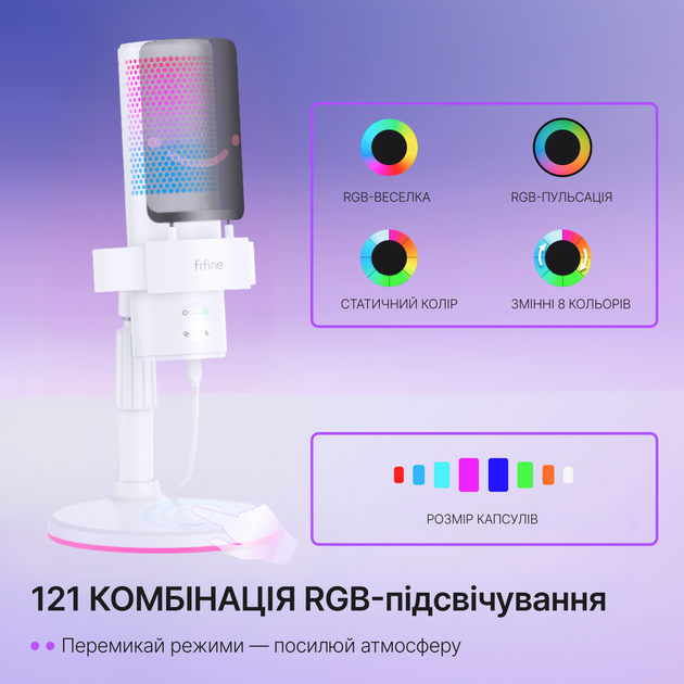 USB мікрофон Fifine A9SW - изображение 13