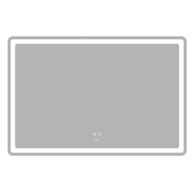 Дзеркало ZERIX MIRRA MR05-120x80 з LED Touch, Anti-fog, димером, рег. яскравості (ZX6061) - Фото 1 Дзеркало ZERIX MIRRA MR05-120x80 з LED Touch, Anti-fog, димером, рег. яскравості (ZX6061) - изображение 1