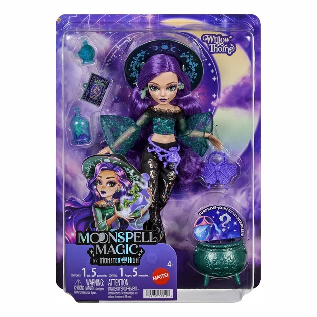Кукла Monster High Moonspell Magic Ведьма природы Виллоу (JMB92) - Фото 2 Кукла Monster High Moonspell Magic Ведьма природы Виллоу (JMB92) - изображение 2