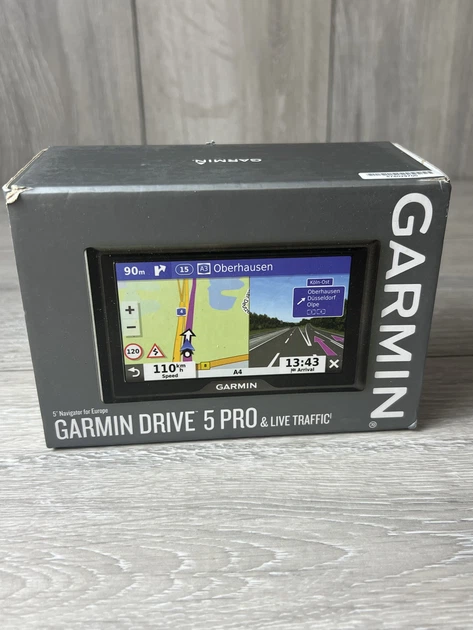 Автомобильный GPS-навигатор Garmin Drive 5 Pro, 5”, карты Европы, Garmin Traffic, украинский язык - изображение 4