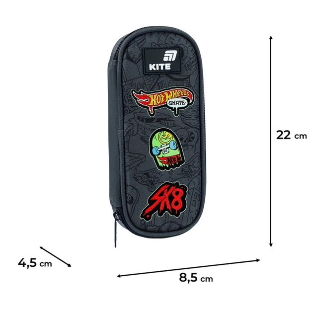 Пенал школьный Kite Hot Wheels HW26-599 - изображение 2