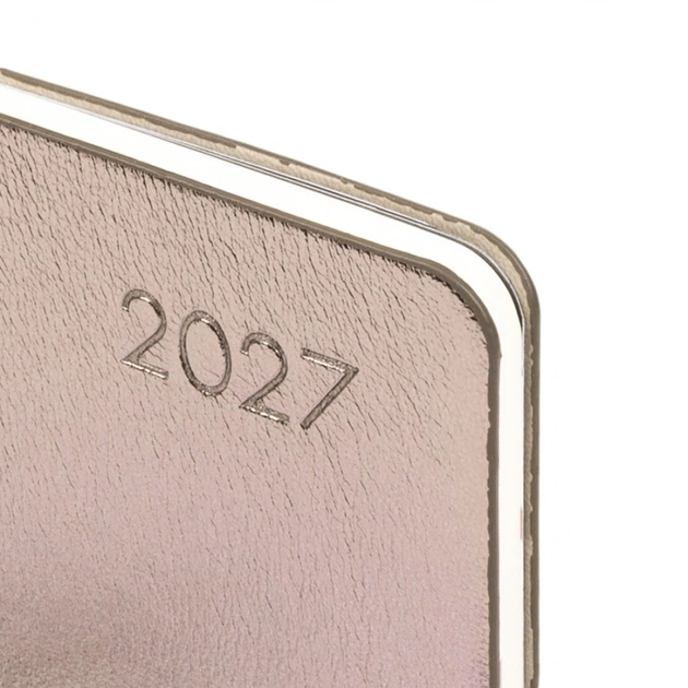 Деловая записная книжка-еженедельник мягкая датированная 2027 Leo Planner Glory 252740 128 листов 10х17 см темно-серый металик - Фото 2 Деловая записная книжка-еженедельник мягкая датированная 2027 Leo Planner Glory 252740 128 листов 10х17 см темно-серый металик - изображение 2