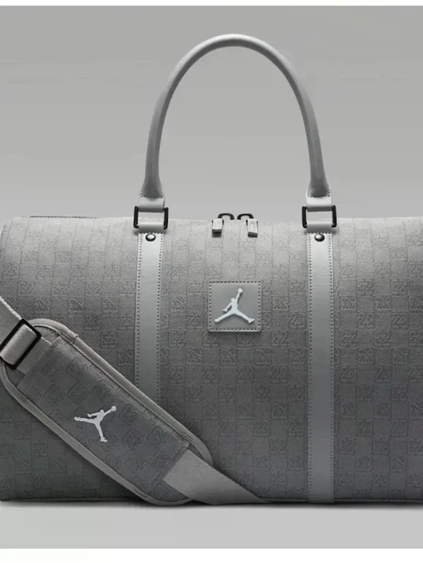 Сумка унисекс Jordan Jam Monogram Duffle Bag, серая, 25 л JRD-064-GRY - Фото 2 Сумка унисекс Jordan Jam Monogram Duffle Bag, серая, 25 л JRD-064-GRY - изображение 2
