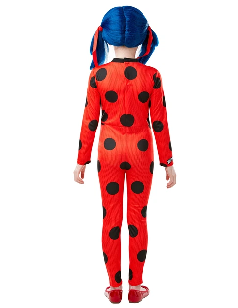 Карнавальний костюм сонечка для дівчаток Miraculous червоний, розмір 3–4 років (90–104 см) - зображення 3