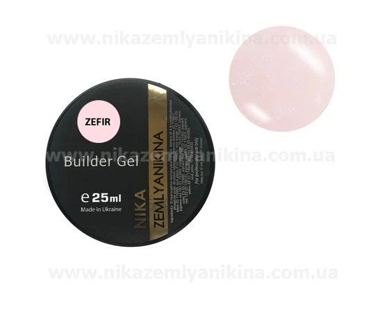 NIKA ZEMLYANIKINA Builder Gel Zefir Середня консистенція і середня в'язкість, 30 мл - изображение 2