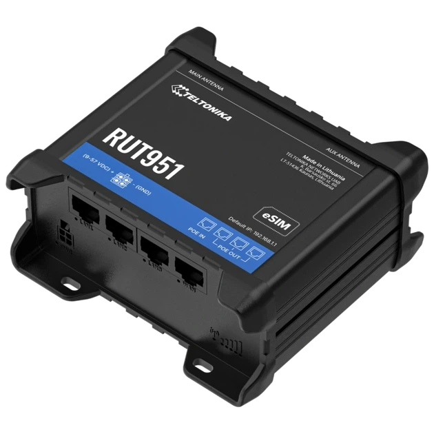 Маршрутизатор Teltonika RUT951 POE+ (RUT951B10J00) - зображення 4