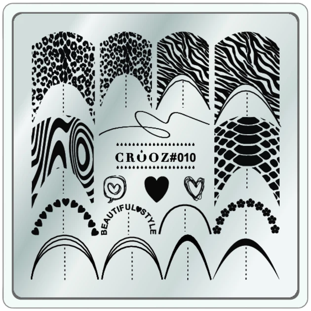 CROOZ Пластина для стемпінгу - 10 - Фото 1 CROOZ Пластина для стемпінгу - 10 - изображение 1