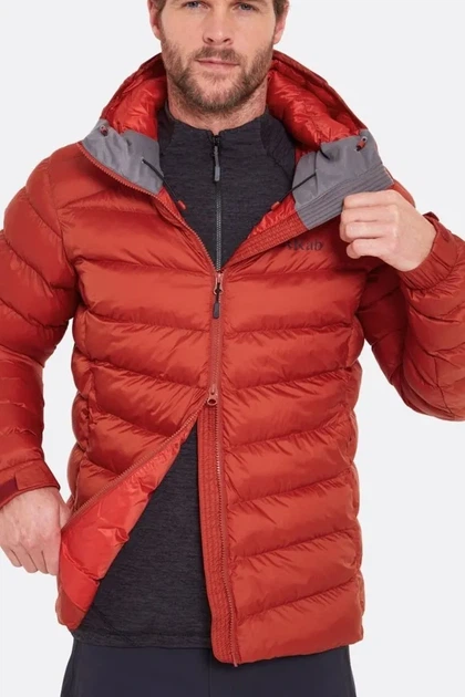 Чоловіча зимова куртка Rab Nebitron Pro Jacket, Anthracite (S) - зображення 4