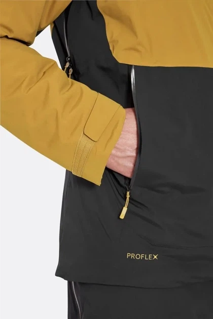 Чоловіча гірськолижна мембранна куртка Rab Khroma Diffract Jacket, Oak (M) - изображение 10