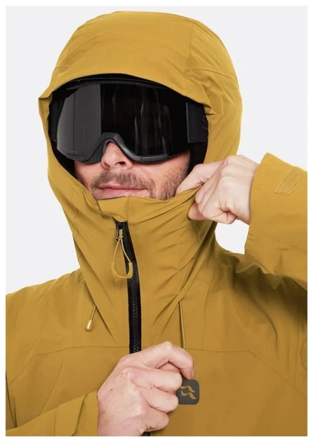 Чоловіча гірськолижна мембранна куртка Rab Khroma Diffract Jacket, Oak (M) - изображение 11