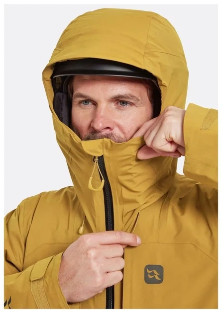 Чоловіча гірськолижна мембранна куртка Rab Khroma Diffract Jacket, Oak (M) - изображение 12