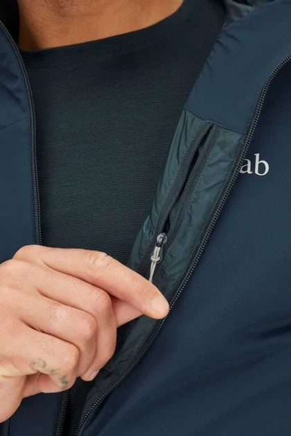 Чоловіча легка утеплена куртка Rab Xenair Alpine Light Jacket, Tempest Blue (M) - изображение 5