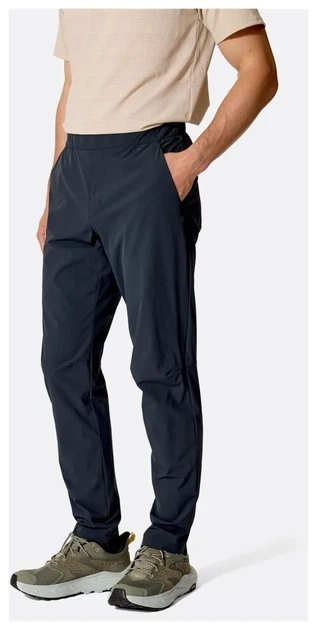 Штани чоловічі Rab Momentum Tech Pants, Black Beluga (L regular) - зображення 4