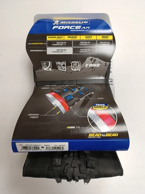 Покрышка Michelin Force AM 29”/ 2,35 TBL E-BIKE черная (8348) - изображение 3