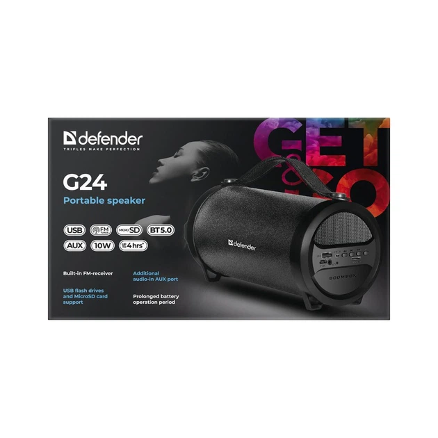 Акустическая система Defender G24 Black (65124) - Фото 5 Акустическая система Defender G24 Black (65124) - изображение 5