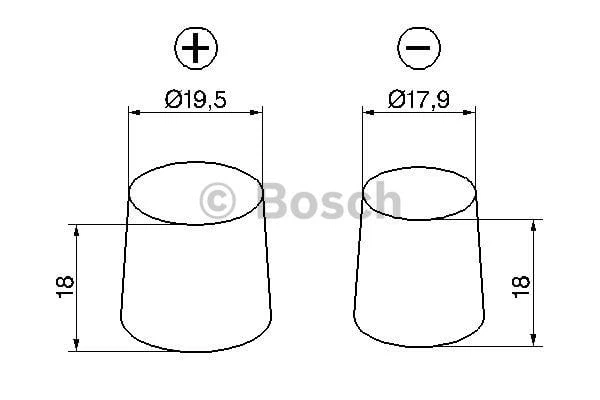 Автомобильный аккумулятор BOSCH 60Ah/540A/P+ S4 S4 005 (BS 0092S40050) - Фото 4 Автомобильный аккумулятор BOSCH 60Ah/540A/P+ S4 S4 005 (BS 0092S40050) - изображение 4