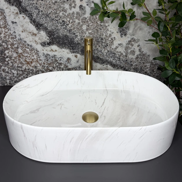 Умывальник VBI Verona накладной 60x38,5 см nature marmo glossy VBI-011331 - Фото 2 Умывальник VBI Verona накладной 60x38,5 см nature marmo glossy VBI-011331 - изображение 2