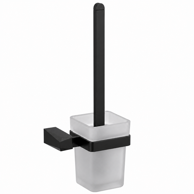 Йоржик для унітазу VBI Pluto black VBI-040810BL - Фото 1 Йоржик для унітазу VBI Pluto black VBI-040810BL - зображення 1