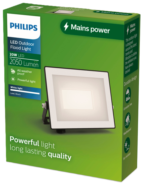 Прожектор Philips Lois flood BL 20W 50K HV  - зображення 2