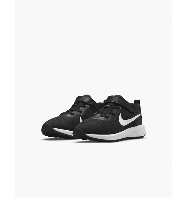 Кросівки підліткові Nike Revolution 6 Nn (Psv 33 Чорно-білий DD1095-003 - зображення 7