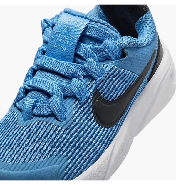 Кросівки дитячі Nike Star Runner 4 23.5 Синій DX7616-408 - Фото 7 Кросівки дитячі Nike Star Runner 4 23.5 Синій DX7616-408 - зображення 7