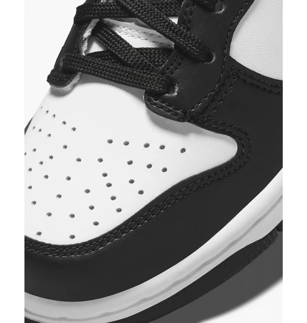 Кроссовки детские Nike Dunk High (Gs) 38 Чорно-білий DB2179-103 - изображение 8