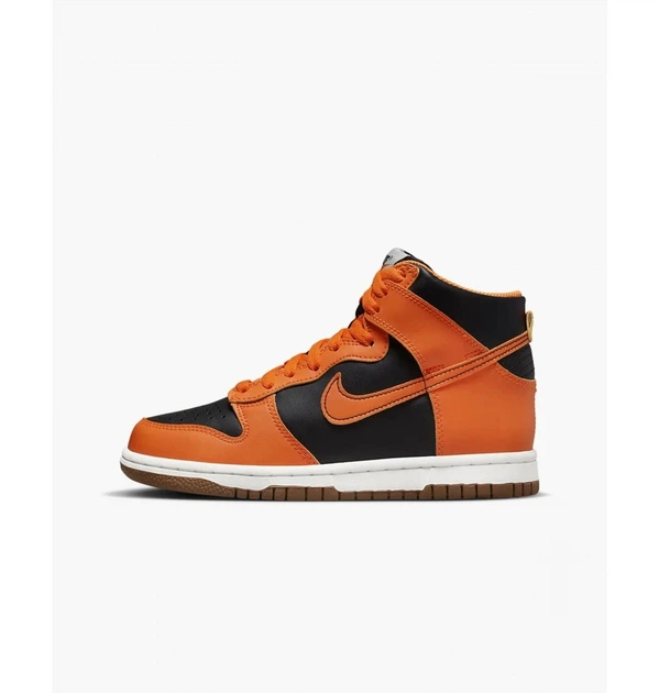 Кроссовки детские Nike Dunk High Safty Orange (Gs) 38 Помаранчево-чорний DB2179-004 - изображение 2
