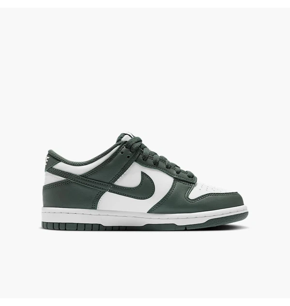 Кроссовки детские Nike Dunk Low Retro Green/White 37.5 Зелений FB9109-120 - изображение 3
