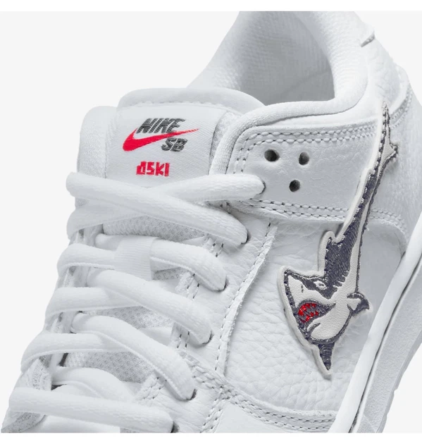 Кроссовки подростковые Nike Sb Dunk Low Oski (Ps) 29.5 Білий DJ3758-105 - изображение 9