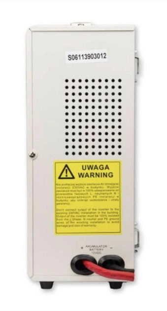 Источник бесперебойного питания (ИБП) Volt Polska SINUS PRO 900E PLUS 12/230V (600/900W) (Белый) - изображение 4
