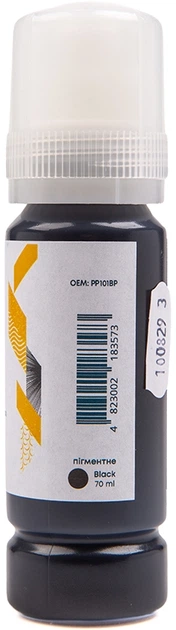 Чернила PowerPlant 101 для Epson L4150/4160 Pigmented 70 мл Black (PP101BP) - изображение 2