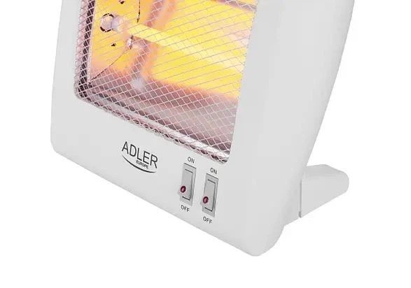 Инфракрасный обогреватель Adler AD 7709 800 Вт, 2 режима нагрева, защита от опрокидывания - Фото 4 Инфракрасный обогреватель Adler AD 7709 800 Вт, 2 режима нагрева, защита от опрокидывания - изображение 4