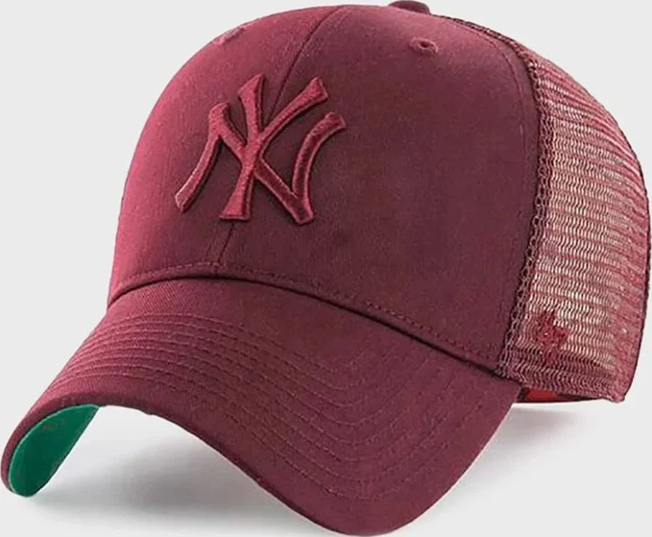 Кепка-тракер NEW YORK YANKEES BRANSON бордова бавовняна One Size - Фото 1 Кепка-тракер NEW YORK YANKEES BRANSON бордова бавовняна One Size - зображення 1