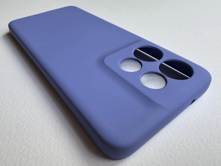 Защитный чехол для Motorola Edge 60 Neo тонкий, фиолетовый Grass Purple, надежная защита от ударов, из высококачественного силикона - изображение 5