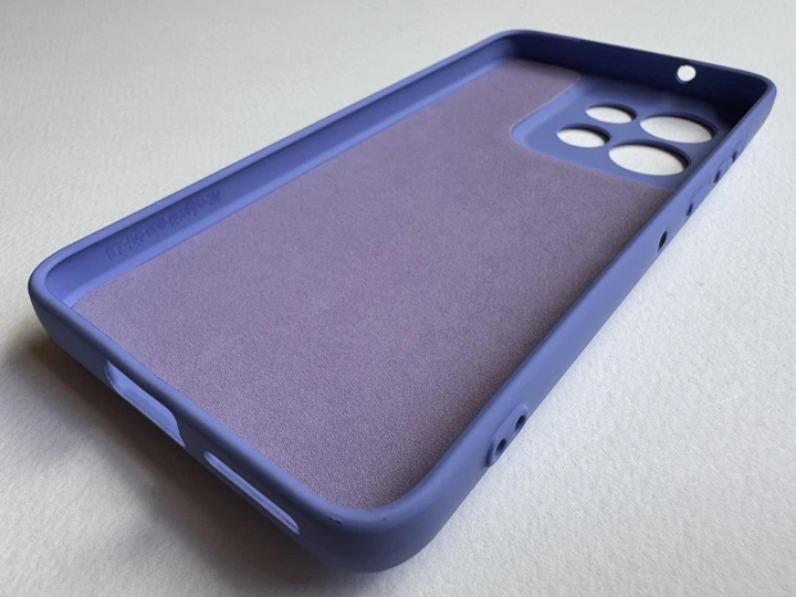 Защитный чехол для Motorola Edge 60 Neo тонкий, фиолетовый Grass Purple, надежная защита от ударов, из высококачественного силикона - изображение 8