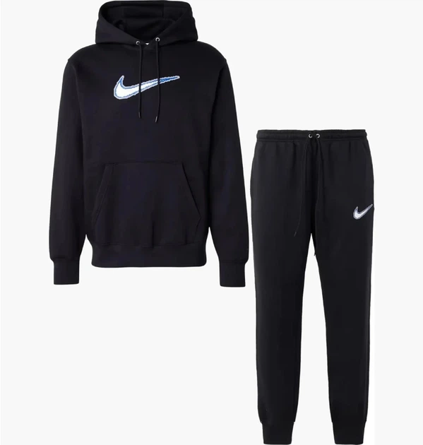 Спортивный костюм мужской Nike Sportswear Club Fleece Black XS Черный HV0854-010__HV0865-010 - Фото 1 Спортивный костюм мужской Nike Sportswear Club Fleece Black XS Черный HV0854-010__HV0865-010 - изображение 1