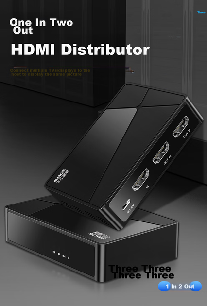 Разветвитель видеосигнала SDWS SDH-12 4K UHD - изображение 3