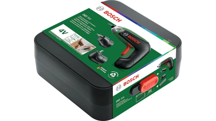 Wkrętarka akumulatorowa Bosch IXO 8 4 V 6.5 Nm 2 Ah z przystawką kątową i mimośrodową (06039G4001) - Zdjęcie 5 Wkrętarka akumulatorowa Bosch IXO 8 4 V 6.5 Nm 2 Ah z przystawką kątową i mimośrodową (06039G4001) - obraz 5