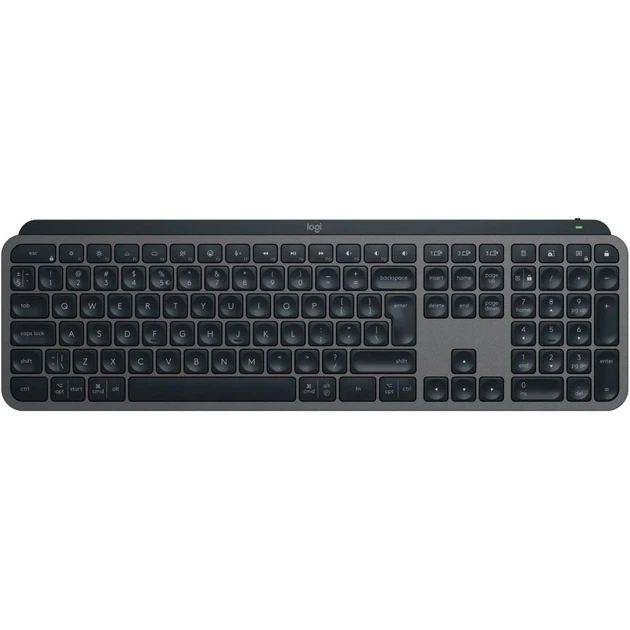 Комплект (клавіатура + миша + килимок) Logitech MX Keys for Business UA Graphite + Desk Mat Studio Series Mid Grey (MX920-010933) [176476] - зображення 4
